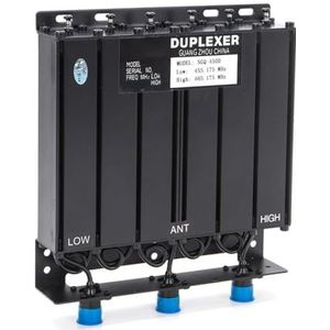 TQUXNGA 50W Radio UHF400-470MHz Draagbare Duplexer Bandbreedte ±200KHz Aanpasbare Frequentie Relais Station