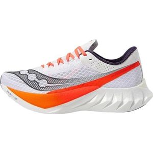 Saucony Endorphin Pro 4 Sneaker voor heren, Wit/Zwart, 48 EU