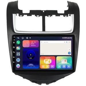Android 14 autonavigatie in-dash autoradio-ontvanger voor Chevrolet Aveo 2014-2017 dubbel Din 9 inch touchscreen autoradio met satellietnavigatie Bluetooth handsfree RDS SWC(H 4Core 1+32G)