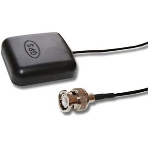 vhbw GPS-antenne compatibel met Garmin GPS 100, 100STD, 120, 125, 135, 15, 15H, 15L navigatie - magneetvoet, 5 m, met BNC-aansluiting