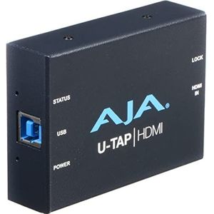 AJA U-Tap USB 3-video-ingang, professioneel HDMI-apparaat.