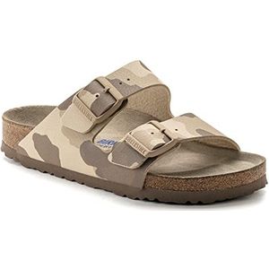 Birkenstock Unisex Arizona Sandal Soft Footbed Desert Soil Camo Green Taupe Birko-flor 35 N EU