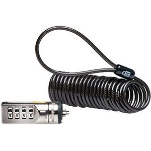 Kensington Draagbare combinatie kabelslot voor laptops en andere apparaten - zwart (K64670AM)