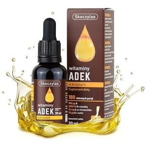 Vitamine ADEK - Voedingssupplement - Druppels - 30 ml - Donkerbruin
