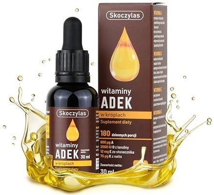 Vitamine ADEK - Voedingssupplement - Druppels - 30 ml - Donkerbruin