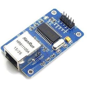 HaiMa Netwerkmodule Ethernet Enc28J60 compatibel met Arduino voor Stm32/51/Avr/LPC – blauw