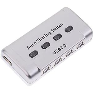 4Ports USB 2.0 Auto Sharing Switch HUB Selector Switcher voor Printer Scanner