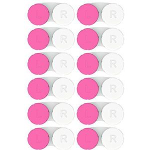 Axim USA Contactlenshoesjes 12 stuks. Levering voor één jaar. Bescherm uw ogen door uw contactlenzenetui maandelijks te vervangen. CE, Roze01, 15 Piece Set, Modern design