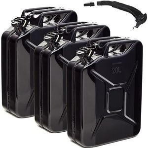 BW® - 20 Liter - Metalen Benzinejerrycan - Robuuste Kwaliteit