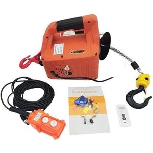 Bootlier, 500 KG Belasting Draagbare Elektrische, Lier Tractie Hoist Handleiding/Afstandsbediening/Draad Controle Takel Lifting Tool