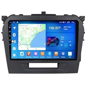 Android 11 Dubbel Din Stereo Auto Multimedia Radio Voor Suzuki Vitara 4 2014-2018 9 Inch Dubbel Din Auto Stereo Head unit Ondersteuning 4G WIFI Bluetooth Stuurbediening Carplay(A200S 4G+WIFI 8-Core 2G