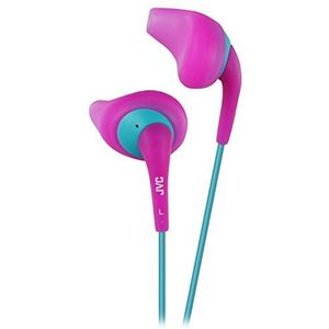 JVC Haen10P Gumy Sport Inner Ear Secure Fit Earphones Sweat Proof (Pink/Blue)