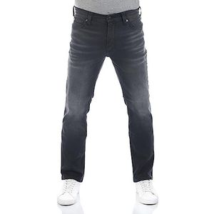 MUSTANG Heren Jeans Tramper Straight Slim Fit jeansbroek denim stretch katoen blauw zwart W30 W31 W32 W33 W34 W36 W38 W40, Donker (1014741-4000-882), 32W x 36L