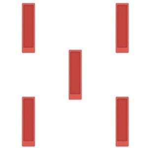 5 set van Cover Afstandsbediening Siliconen Beschermend RMT-TX100 TX102 TX200A TX300U TX300E Shockproof Container Accessoire Duurzaam Rood