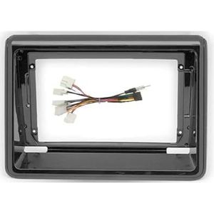 Autoradioframe Voor Toyota Voor Noah 80 Voor Esquire Voor Voxy 2014-2017 9 Inch 10 Inch Autoframe Dashboardadapter Decoder Android Radio Dashboardmontage, Paneelkit(SET 9)