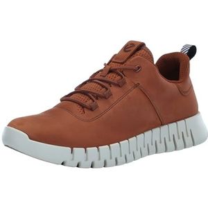 ECCO Gruuv M Camel Teardrop Schoen voor heren, nerts nubuck, 47/47.5 EU