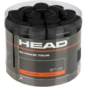 HEAD Prime Tour 60 Pcs Pack Schwarz Tennis overgrip Verpakking 50 stuks