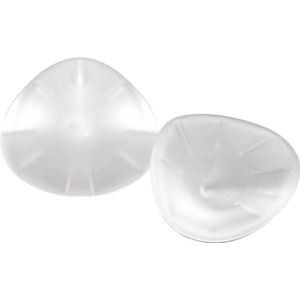 HomeJoySet 1 Paar Driehoekige, Doorzichtige, Zelfklevende Siliconen Borstprothesen For Crossdressers, Mastectomie En Bh-versterkers - A-cup 300 G/paar, Transparant(T_EE~cup1000g/pair)