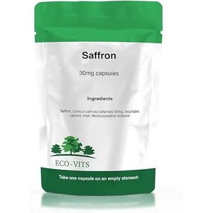 ECO-VITS Biologische Saffraan 30mg 30 Capsules