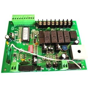 24VDC Swing Gate Opener Control Unit Moederbord Motor Controller Circuit Board Kaart for Solar 24VDC Swing Gate Motor Opener(2 remote control kit)