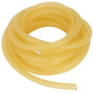stonylab Rubberen Buizen, Pure Latex Amberkleurige Slang Natuurlijke Rubberen Slang 3/8 inch (9 mm) OD 1/4 inch (6 MM) ID Zeer Elastisch en Sterk, 3 Meter