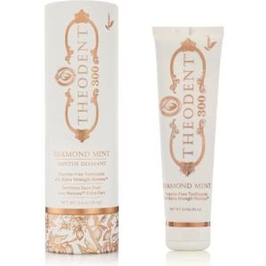 Theodent 300 fluoride-vrije natuurlijke tandpasta, klinische sterkte voor reïneralisatie en gevoeligheidsvermindering whitening Crystal Mint (3.4 oz, 96,4 gram)