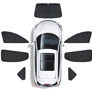 Zonneschermen voor autoruiten voor Peugeot 3008 2016-2019, zonneschermen voor achter- en zijruiten blokkeren UV-stralen en voor privacy
