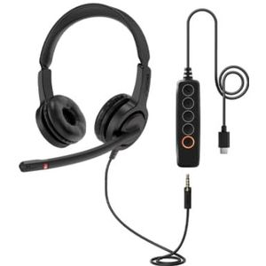 Axtel - Voice UC28-35 - Voip-Koptelefoon - Zwart - Professioneel