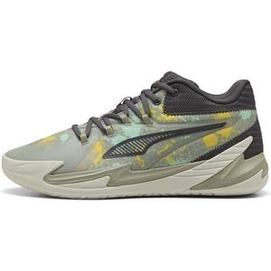 PUMA Heren Dolk basketbalschoen Sneaker, Lux Army-Fresh Mint, 9.5 UK, Lux Leger Verse Munt, 44 EU