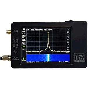 TinySA 2,8 inch scherm 100 kHz tot 960 MHz draagbare kleine spectrumanalysator met ESD-beveiliging