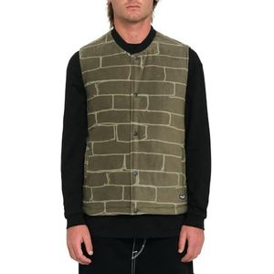 Volcom - Mouwloze jas Bowered Vest Wintermoss heren - Heren - Maat M - Groen