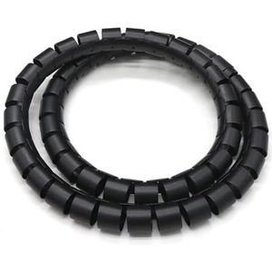 Kabelmanagementhuls, Kabelbinder met spiraal 25-30mm 1-10 meter Multicolor(Black,ID 30mm 1 Meter)