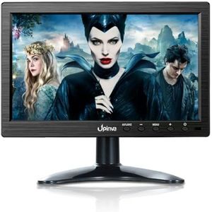 Upinva 10.1 Inch Monitoring Display Ondersteunt HDMI AV BNC VGA USB-ingang Interface Camera Display Ingebouwde Speaker 1280 x 800 resolutie