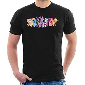 My little Pony The Ponies Side by Side T-shirt voor heren