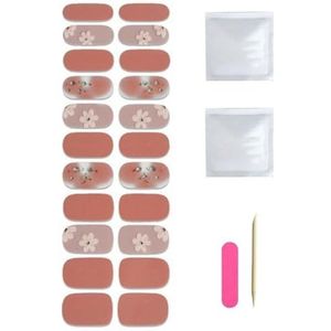 MOLIMOLI UV Gel Strips Naakt Cat Eye 22 Stuks UV Gel Nail Wrap, Nagelfolie Zelfklevend, Gel Nagelstickers, Gellak Wraps voor Nagels Ongles Gel Autocollant UV Stickers Geeli Housse Ongles