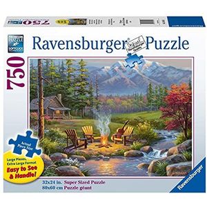 Ravensburger 16445 - Riverside Kingdom - 750 delen puzzel voor volwassenen - elk stuk is uniek, Softclick-technologie maakt het mogelijk om de onderdelen perfect samen te voegen