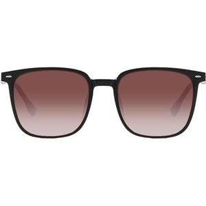 Mannen en vrouwen met dezelfde zonnebril met zonnebrandcrème Retro straatzonnebril met klein frame Du (Color : Double tea, Size : Ordinary film)