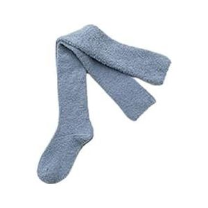 Pluizige Sokken 2 ST Winter Warm Dikke Koraal Fleece Sokken Vrouwen Kousen Casual Dij Hoge Over Knie Hoge Sokken Meisjes Womens Vrouwelijke Lange Knie Sok, Blauw, One size