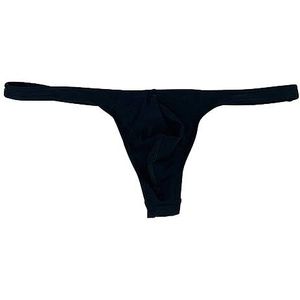 Heren Thong Badmode Bikini Voor Zwemmen Slips Badpak Zwembroek Strand Shorts Slipje Gay Badpak Driehoek Onderbroek,126 Zwart,L