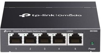 TP-Link - Omada 5-Poort Gigabit Switch - Netwerkapparaat - Zwart - Compact