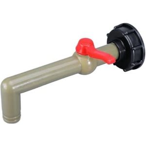 1 st. 60 mm grove IBC-tankadapter naar 1/2'' 3/4'' 1'' 1,2'' 1,5'' slang IBC-tankkoppelingen met schakelconnector(6)