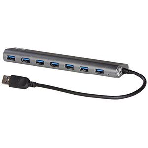 i-tec - U3HUB778 - USB 3.0 Hub - Zilver - 7 Poorten - Docking Station