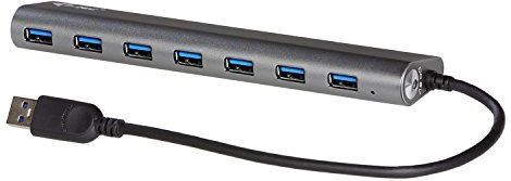 i-tec - U3HUB778 - USB 3.0 Hub - Zilver - 7 Poorten - Docking Station