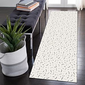 Tapijt Lopers voor Hal Gangen Creme 40x150cm Modern Dekoration Tapijtloper Keuken Hal Thuis Slaapkamer Kantoor Antislip Tapijtpads, Aangepaste Maten, Breedte 40-120cm