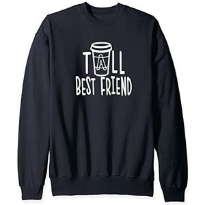 Sevpuikl BFF Pullover Best Friends Sweatshirt voor Beste Vrienden Sweatshirt Bff Sweater Sister Hoodie Pullover, 1 Stuk(BK-TALL-XL)