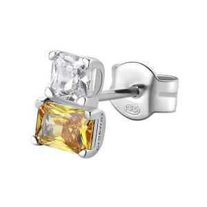 Brosway Fancy FEY07 925 silver women's earring with white and yellow zircon.