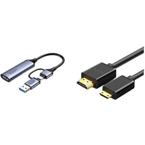 1,5 m video-opnamekaart live overdracht HDMI voor mobiele telefoon camera USB MS2130 geschikt voor Switch/Ns (kleur: 1080P 60Hz set met mini-HDMI-kabel)