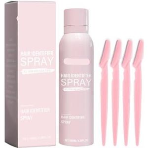 Spray For Het Identificeren Van Gezichtshaar - Pre-ontharingsbehandeling Met Verzachtende En Hydraterende Formule, Vermindert Gevoeligheid, Plantenextracten For Een Gladde Huid(2PCs)