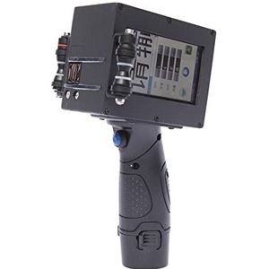 Handheld Inkjet -printer Karton verpakking tas, fles cap, productiedatum, batchnummer, geldigheidsperiode, hoge resolutie kleine handheld inkjet printer Niet gemakkelijk te vervagen(Stand+ink cartridg