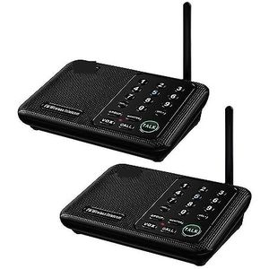 Walkie-talkie, One Piece 5820Feet Range FM Wireless Home Intercom System for House Business Office Room To Room Communication Intercom System(WL666-2BK)